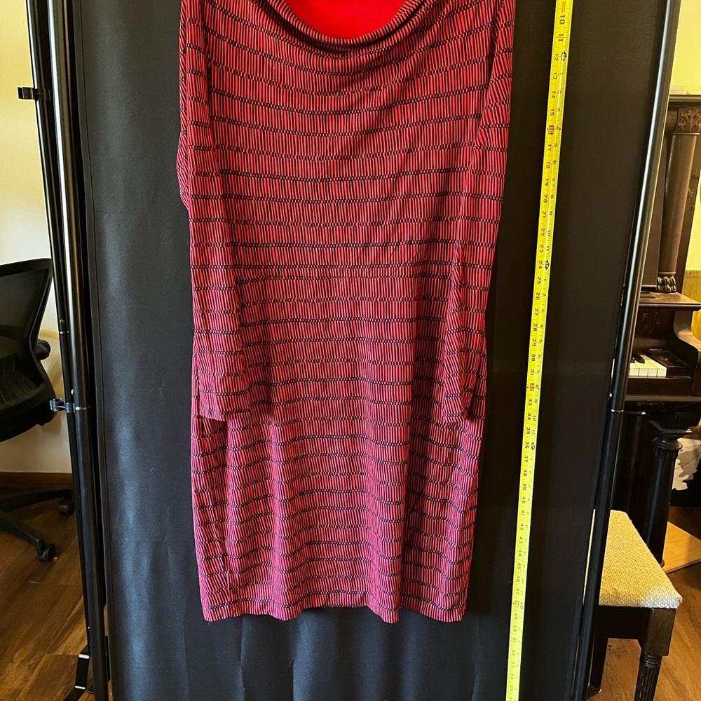 Boden red and black dress; great condition OBO